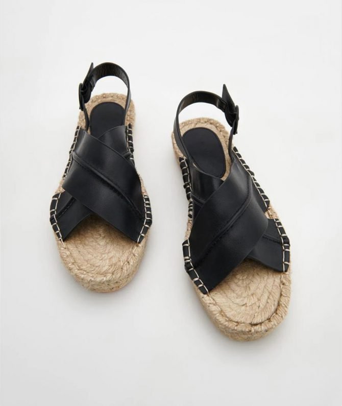 Espadrilles with leather 2