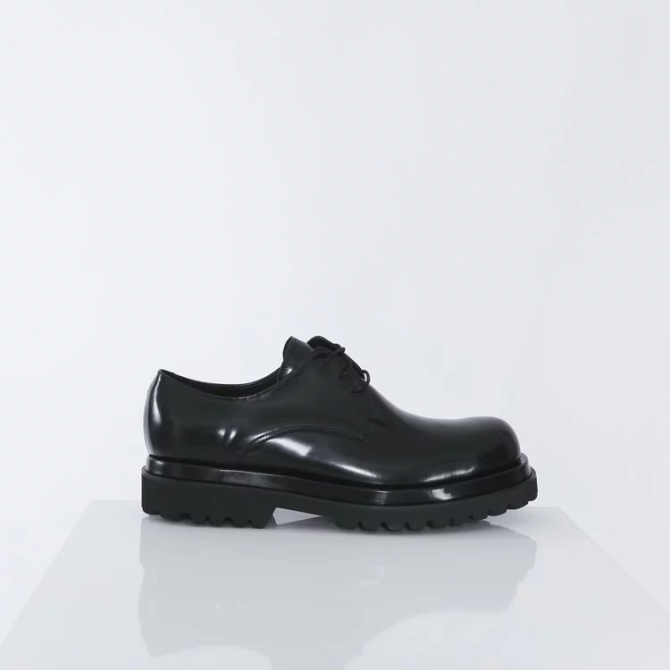 Mens Double Layer Derby Shoes