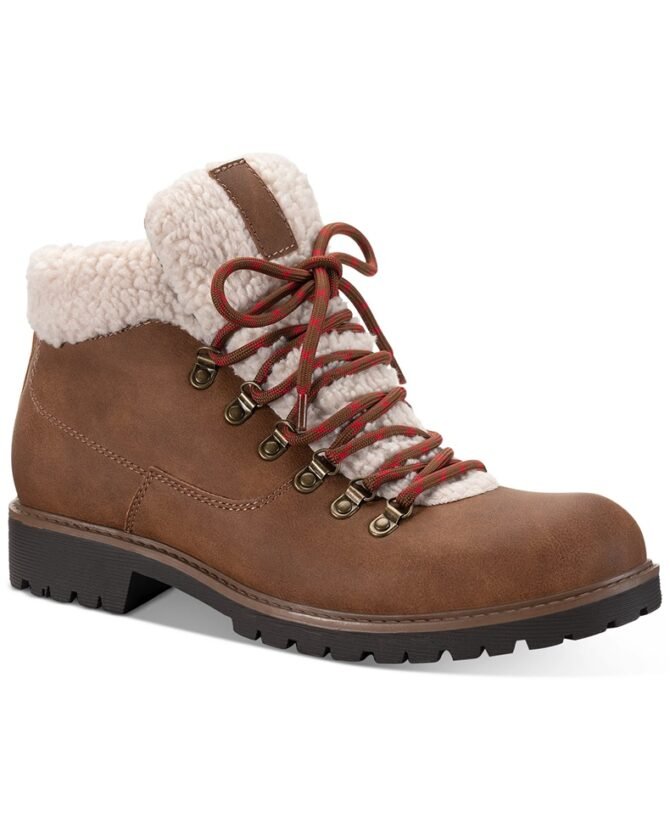 Mens Glenn Sherpa Collar Mid-Height Boots